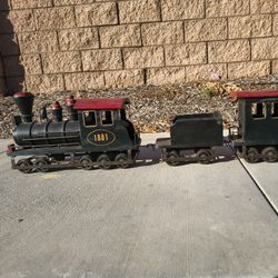 Old Toy Wood & Iron Train