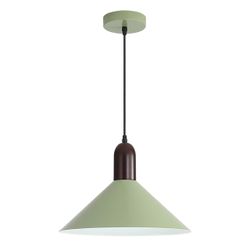 EFINEHOME Modern Cone Pendant Light - Green