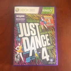 MAKE OFFER Just Dance 4 Xbox 360