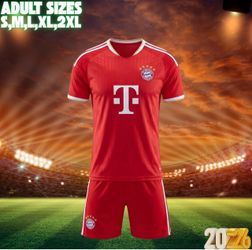 Bayern Munich 2026 Red Soccer Uniform Set – Jersey & Shorts – Adult S-2XL