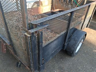 Utility Trailer with Mesh Sides