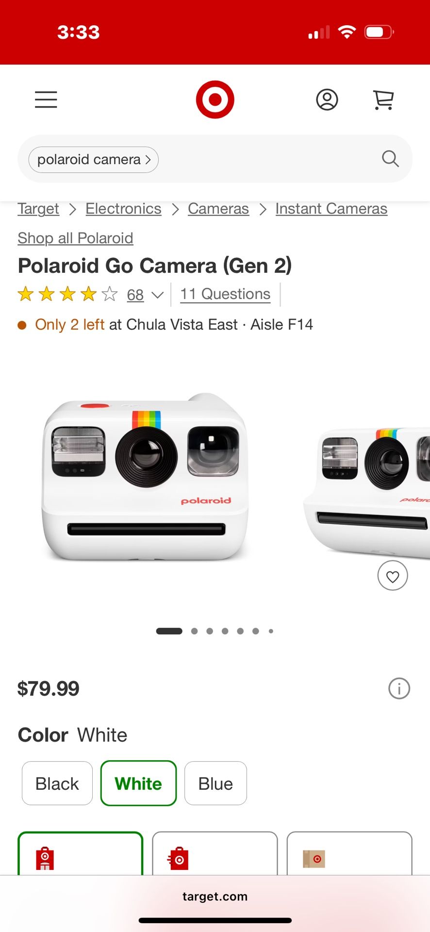 Polaroid Mini Camera
