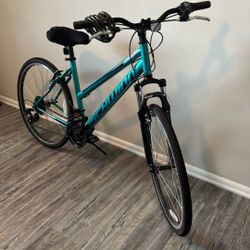 Schwinn Frontier – women Custom Hybrid Bike (Perfect for 5’0” Rider