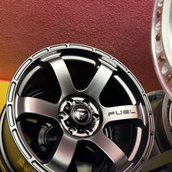 🔴🏁18” Anthracite Fuel Wheels 🛻📞