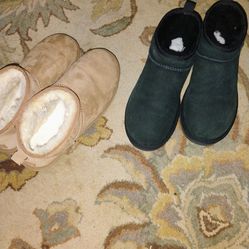 2 pair size 11 ladies suede UGG $25 each good condition pickup only cash