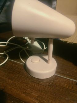 pink IKEA fubbla work lamp