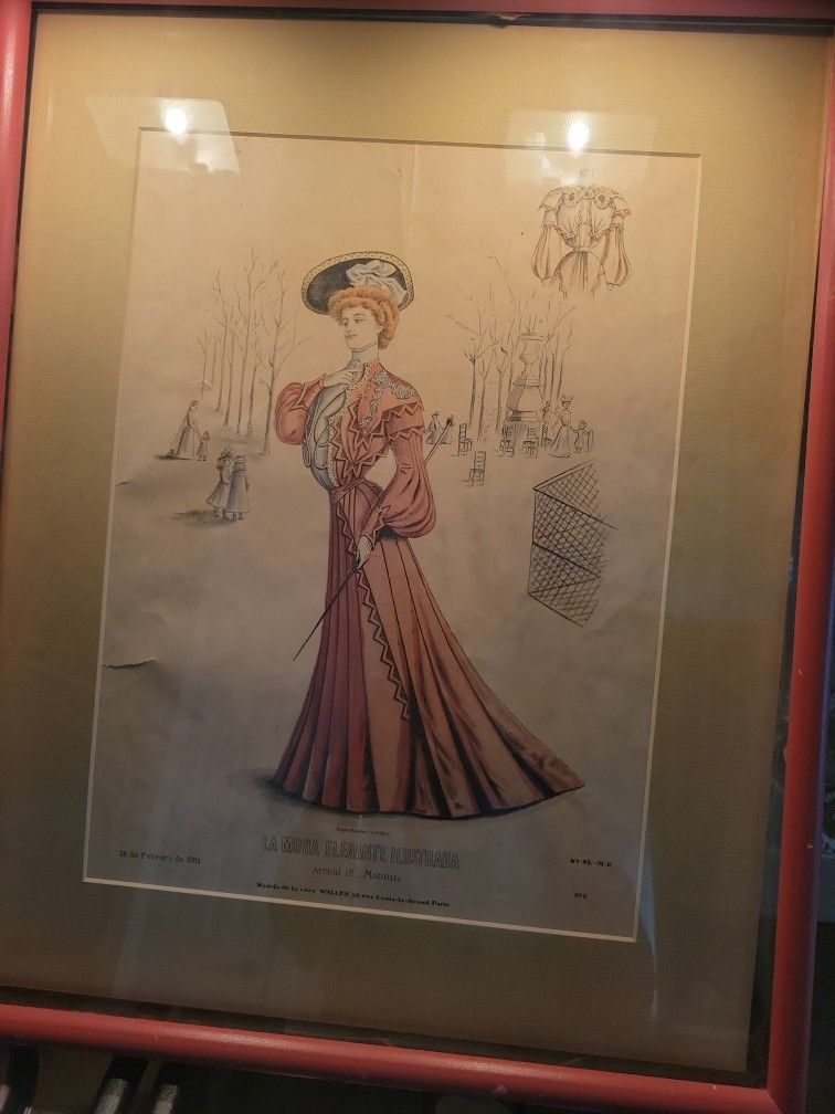 Vintage fashion art