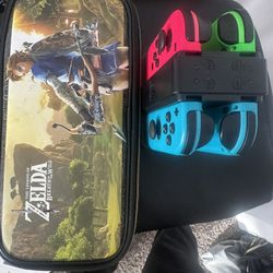 Nintendo Switch Controllers, Charming Dock And Case