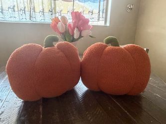Pumpkin pillows