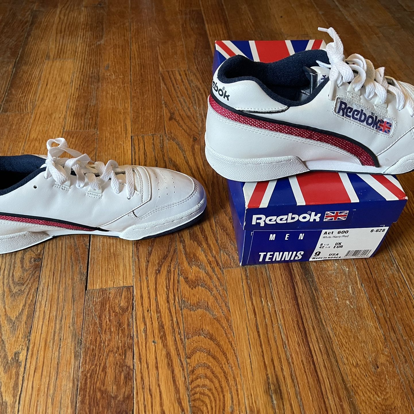 New Vintage 1991 Reebok Act 600 Men s Tennis Shoes Size 9 with Original Box for Sale in Bergenfield NJ OfferUp