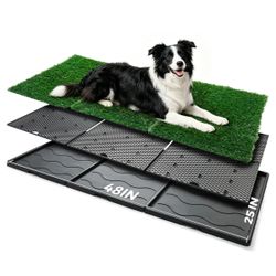 Dog Grass Pad Potty Tray 48x25 Inch