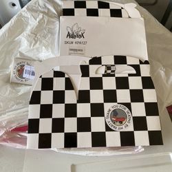 Skate And Car Theme Party Candy Boxes And Thank You Stickers