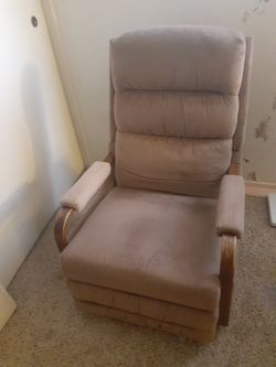 Chair Reclines and rocks