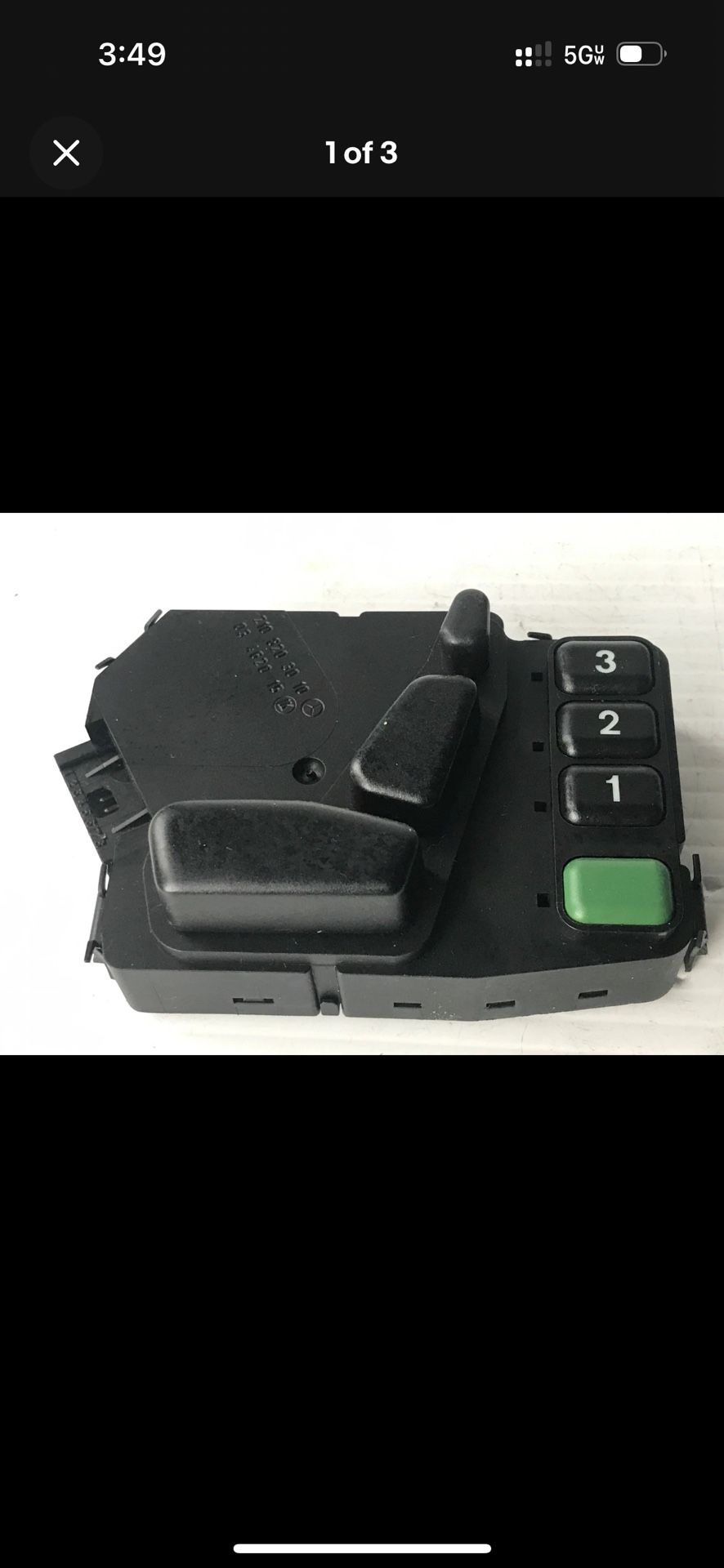 Mercedes E320 W210 Seat Adjustment Switch