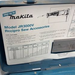 Makita JR3000V Corded Electric Reciprocating Saw w/ Case & Blade
