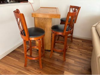 Bar + Stools (3)