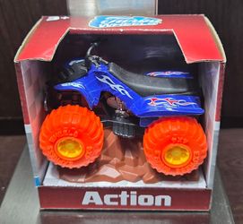 Action ATV Four-Wheeler Quad Bike Red/Black Diecast Vehicle Unopened Box