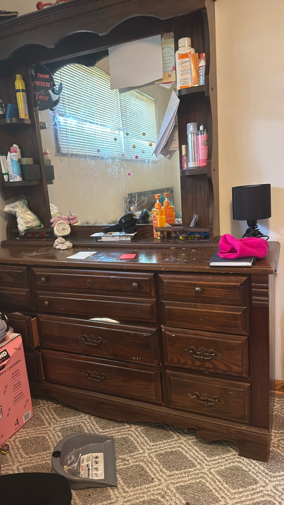 Dresser And Mirror