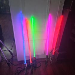 Star wars lightsabers pick one (110) each (Like New)