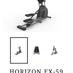 Brand New Horizon EX-59 Elliptical 