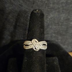 Genuine White Diamond Ring