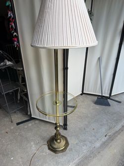 Table and lamps 50$