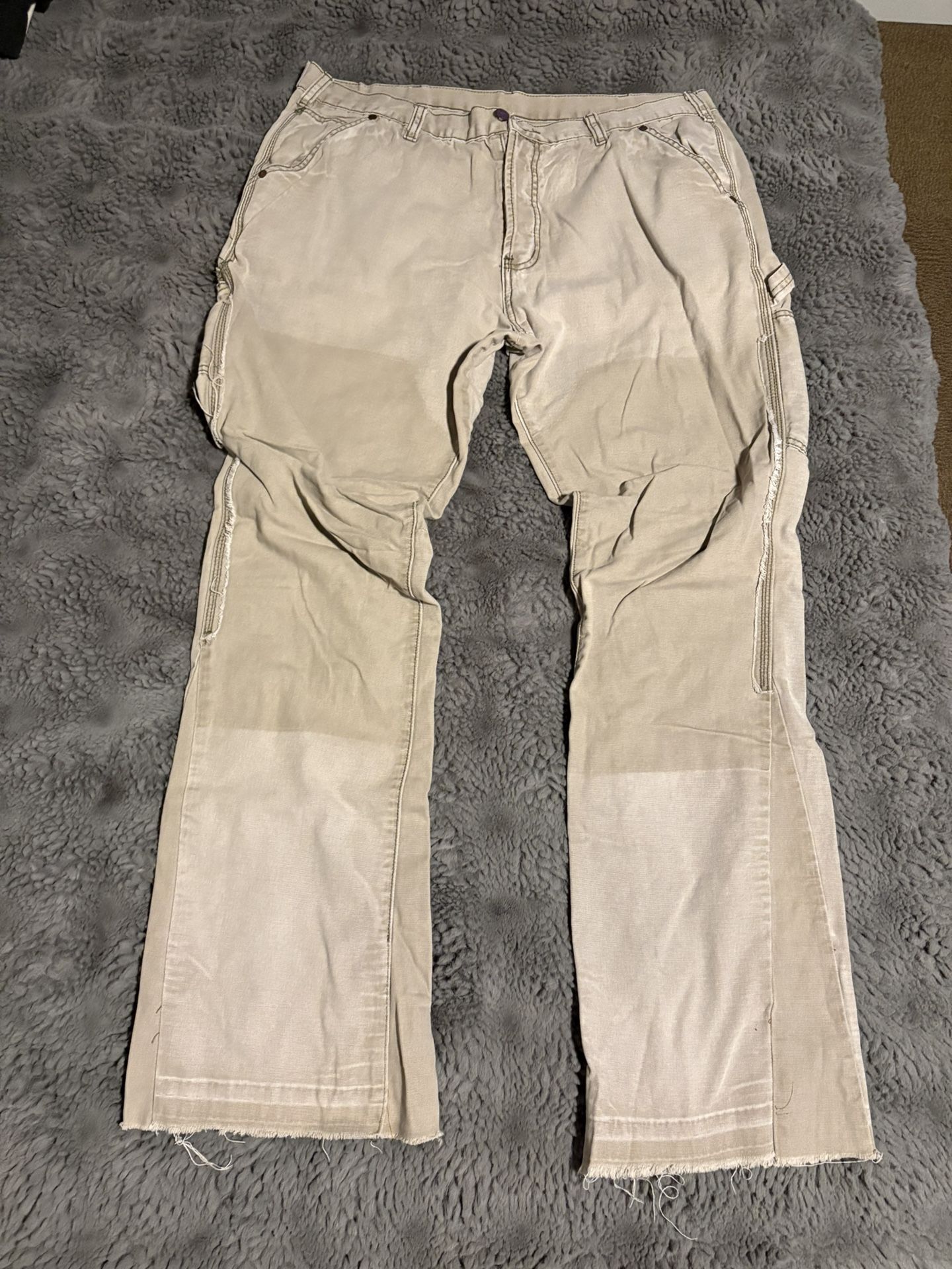 MNML Beige Flare Denim