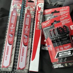 Half Price Sawzall blade packs And  Multi Tool Nitrous Carbide Extreme  Metal Cutting Blades