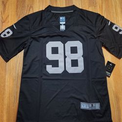 NFL Las Vegas Raiders football uniform No.98 MaxCrosby jersey sportswear