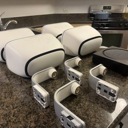 Bowers & Wilkins Speakers + Subwoofer with mounts