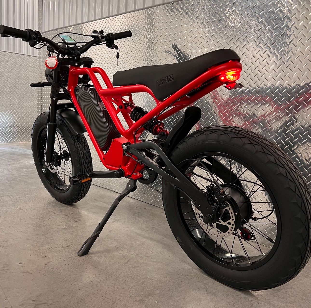 New! 1500 Watt, Electric Bike, 35Mph, Red, Yellow, And Black, Free Lock + Delivery!