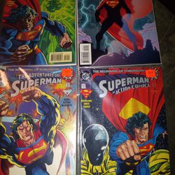 DC The Beginning Of Tomorrow Superman #0 (X4) 1994 Lot