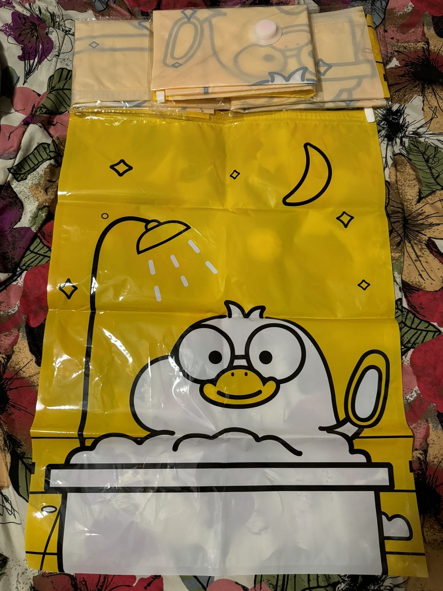 Vacuum Storage Bags, Space Saver Bags 50 * 70cm Compression for Comforters and Blankets Sealer Clothes Storage Bag Cute Cartoon Design
