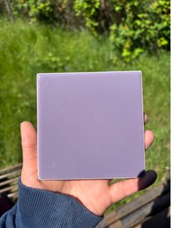 Purple ceramic tile
