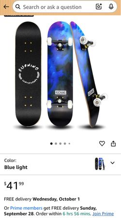 Skateboards- Standard Skateboards for Beginners Kids Boys Girls Teenager- 31''x 8''Canadian Maple Cruiser Pro Skate Board, Skateboards