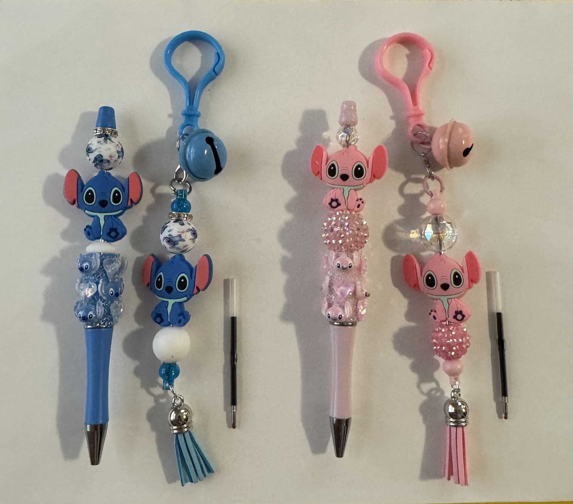 Stitch Gift Beaded Pens And Matching Keychains