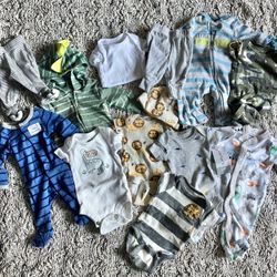 Baby boy preemie bundle