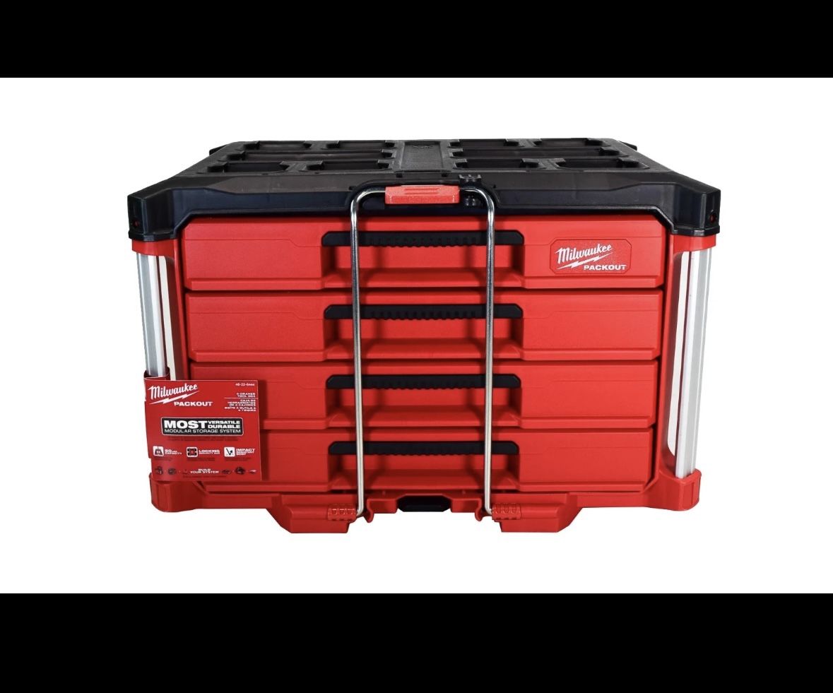 New Milwaukee Packout 4-Drawer Tool Box