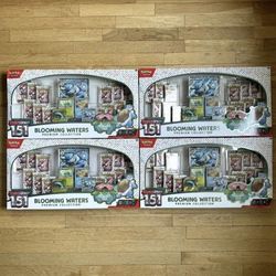 Pokemon Scarlet & Violet 151 Blooming Waters Premium Collection Box Sealed Lot of 4