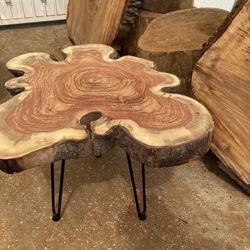 Live Edge Wooden Table Custom