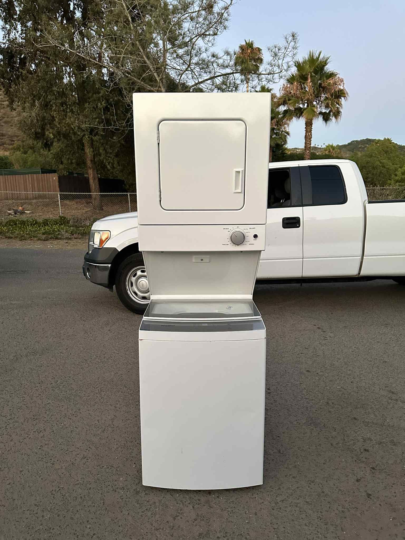 Whirlpool Washer And Electric Dryer 24”