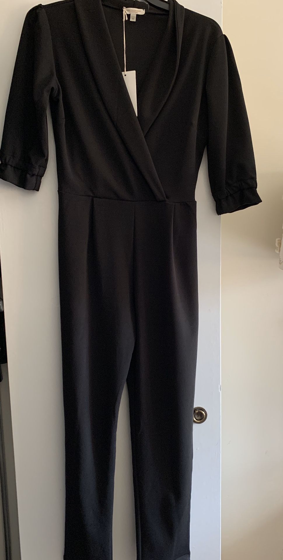 Marisa and Marie woman black jumpsuit