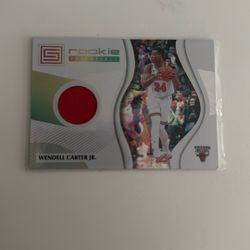 PANINI STATUS NBA 2018-19 Wendell Carter Jr. Jersey Swatch # RE-WCJ