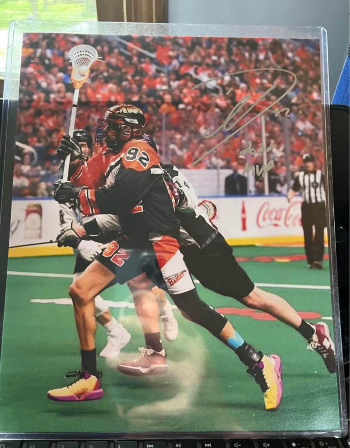Buffalo Bandits Dhane Smith Signed 8x10