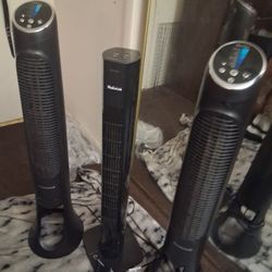 All 3 Tower Fan Honeywell  No Remote But still work, excellent.