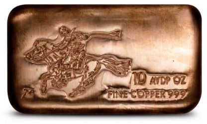 10 oz Copper Bar