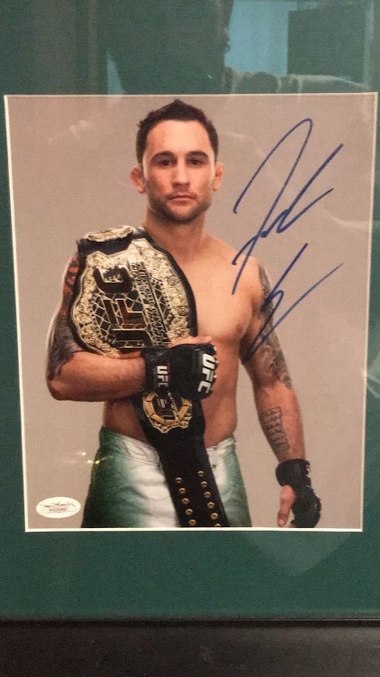 Framed Frankie Edgar Autographed 16 3/4”x 13 3/4”