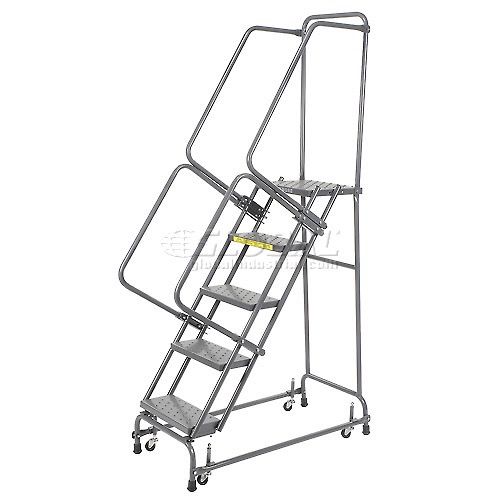 5 step rolling ladder