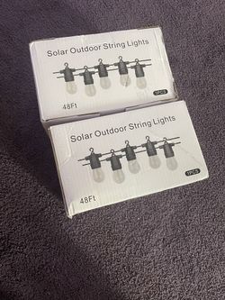 Solar Outdoor String Lights