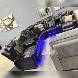 Power Recliner sectional 